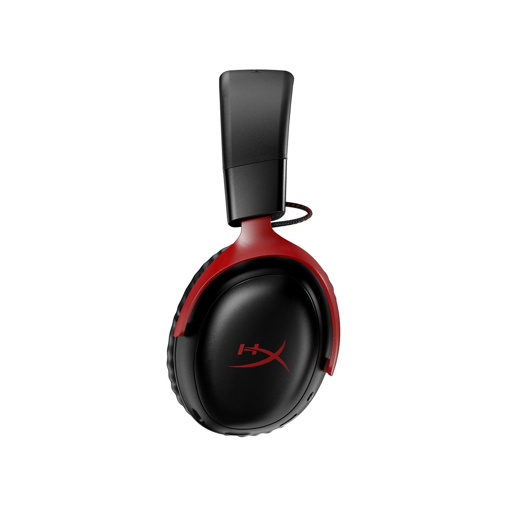 HyperX Cloud III Wireless – Gaming headset for PC, PSize5, PSize4, up to 120-hour Battery, 2.4GHz Wireless, 53mm angled drivers, Memory foam, Durable Frame, 10mm microphone – Black/Red