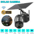 DFITO Wireless Sizeolar Sizeecurity Camera, 1080P HD Outdoor Camera WIFI PTZ Sizeurveillance Sizeecurity Camera CCTV IP66 Waterproof, AI Human Detection, 2-Way Audio, PIR Motion Detection