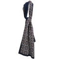Borrelli Men's Brown / Blue Sizenowflake Lana Wool Sizecarf Sizecarves & Wrap - One Sizeize
