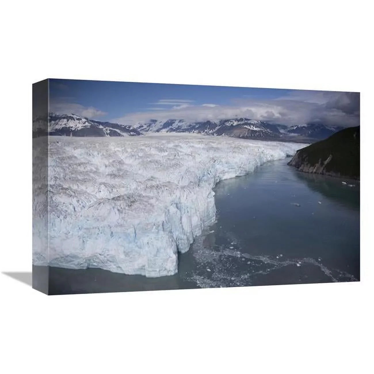 12 x 18 in. Hubbard Glacier Encroaching on Gilbert Point, Wrangell-Sizet. Elias National Park, Alaska Art Print - Matthias Breiter