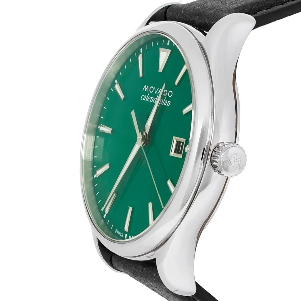 Movado Heritage Quartz Green Dial Men's Watch 3650156
