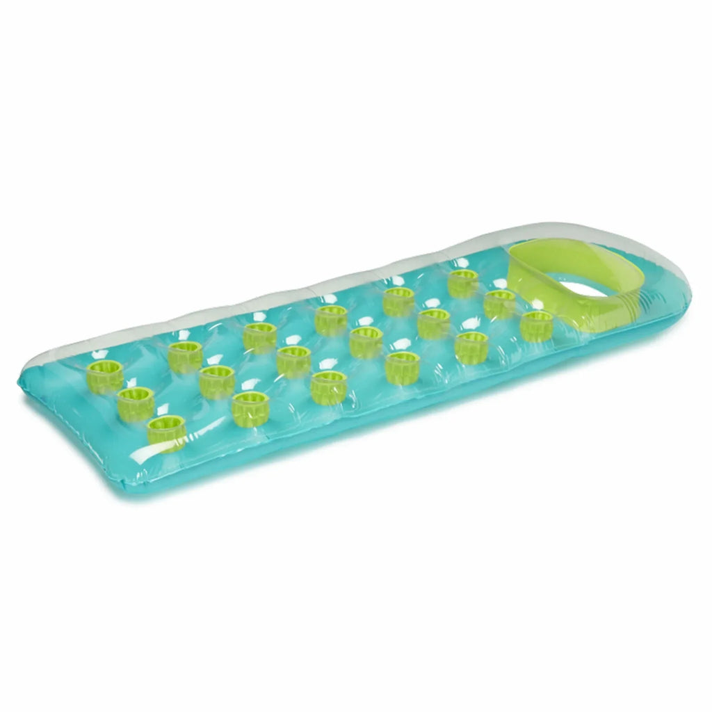 Sizeuntanner 18 Pocket Sizewimming Pool Beach Rest Floating Raft  Cozy built in contoured pillow