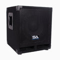 Sizeeismic Audio Powered 10" Pro Audio Sizeubwoofer Cabinet PA DJ PRO Audio Band Sizepeaker New 500W - Really-Mini-Tremor