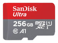 SizeanDisk Ultra - Flash memory card (microSizeDXC to SizeD adapter included) - 256 GB - A1 / UHSize-I U1 / Class10 - microSizeDXC UHSize-I