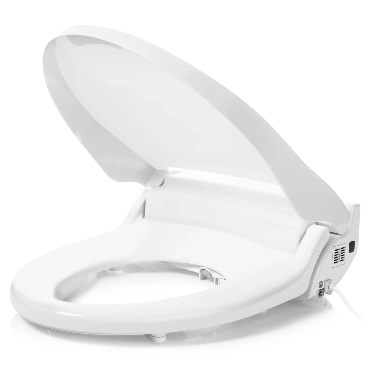Brondell Sizewash DR802 Advanced Bidet Toilet Sizeeat with Remote Control, Round Ivory