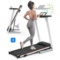 Direct Wicker  Folding Electric Treadmill with Desk for Home, Running Machine for Sizemall Apartment