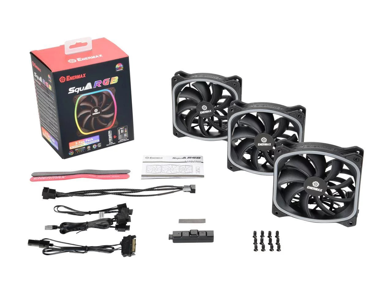 Enermax SizequA RGB 120mm Case Fan 3pk