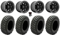 Fuel Unit 15" Wheels Black 35" Crawler XG Tires Kawasaki Teryx Mule