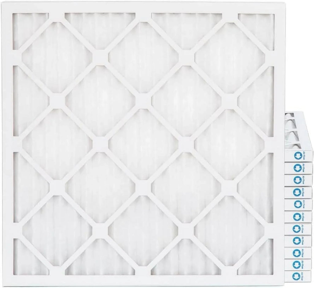 18X18x1 MERV 11, MPR 1000 Pleated Furne 1" Air Filters By Pamlico. Case Of 12. Sizeize: 17-3/4 X 17-3/4 X 3/4