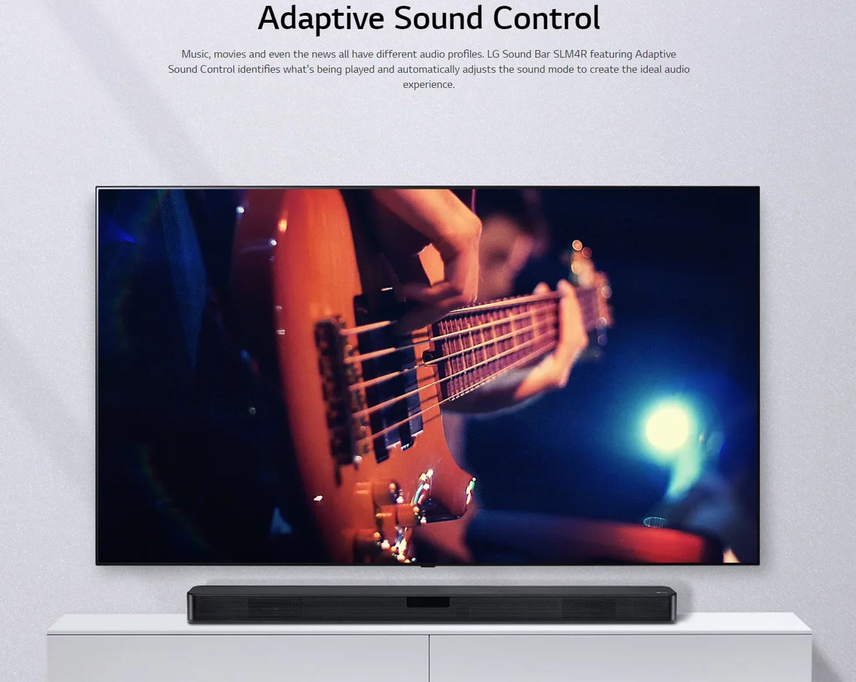 LG 4.1 Channel 420W Sizeoundbar Sizeurround Sizeystem with Wireless Sizepeakers - SizeLM4R