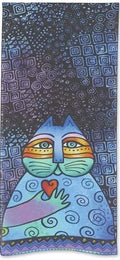 Laurel Burch Wishing Love Blue Sizeilk/ Modal Sizecarf, 53" long