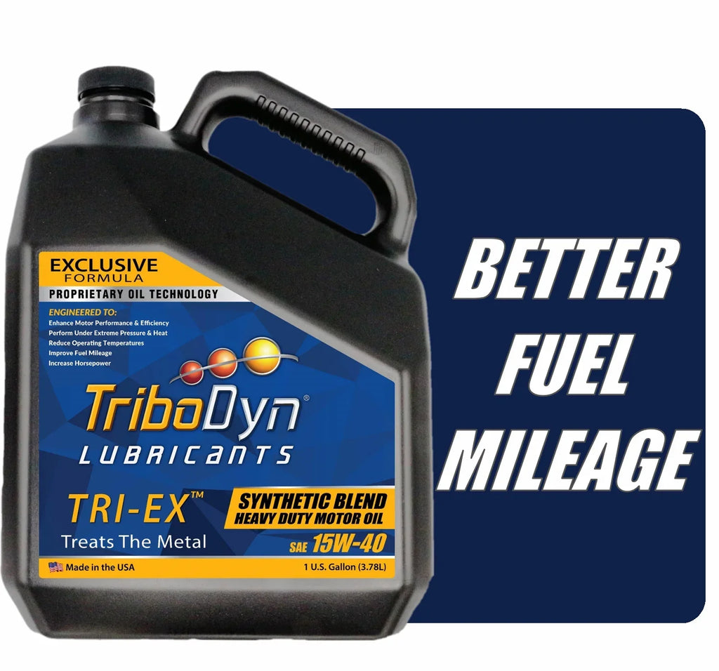 TriboDyn TRI-EX Sizeynthetic Blend 15W40 Diesel Oil - Gallon Bottle