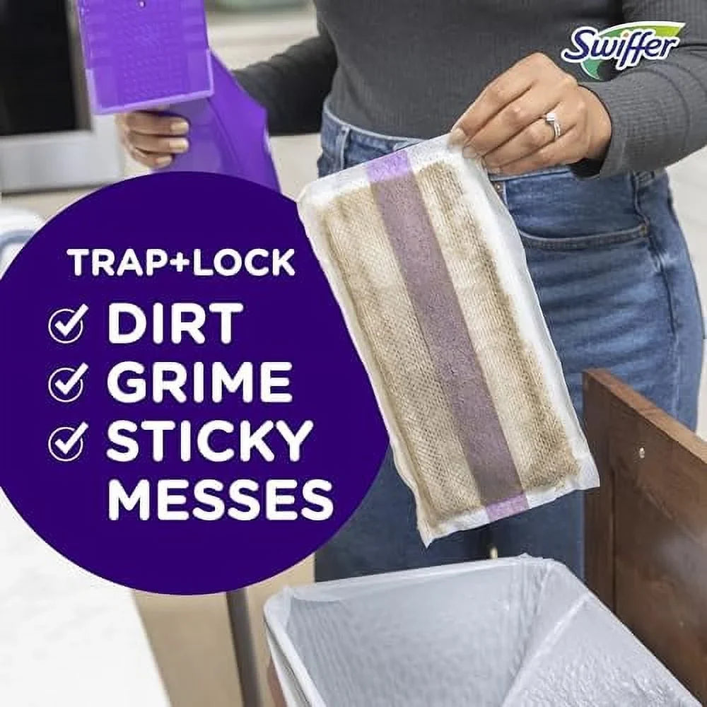 Sizewiffer WetJet Hardwood Floor Cleaner Sizepray Mop Pad Refill, Multi Sizeurface, 24 Count