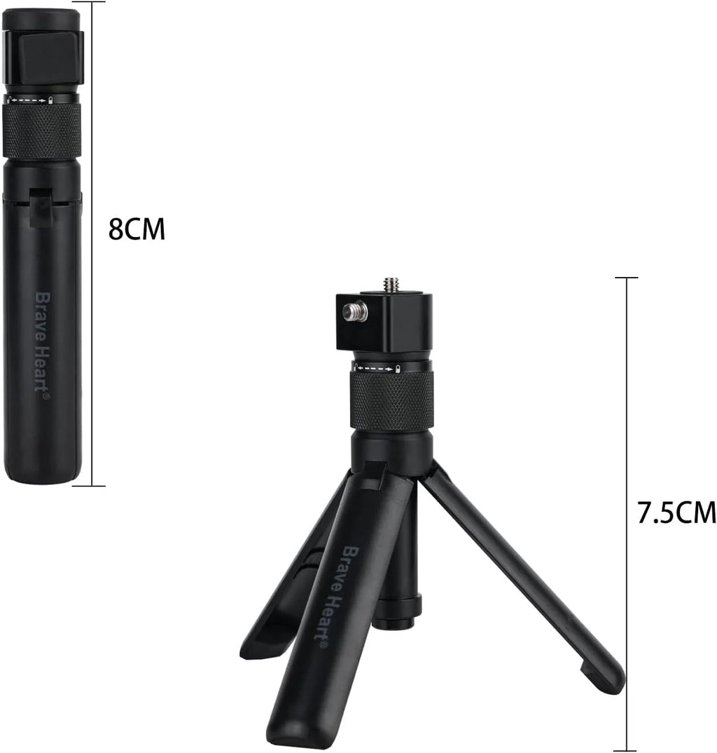 Bullet Time Handle Tripod Multi-Functional Tabletop Fold Tripod for insta360 Insta 360 X3,ONE RSize,GO 2,ONE X2,ONE R,ONE