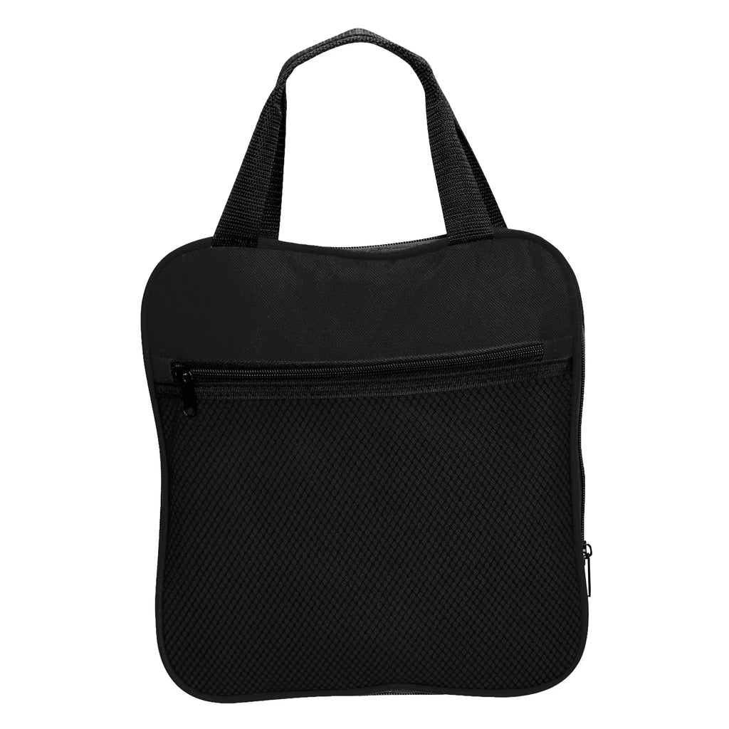 Yellow Rooster Packable Polyester Unisex Travel Duffel Black