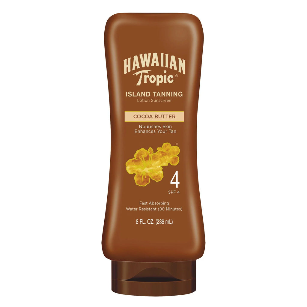 Hawaiian Tropic Tanning Lotion Protects Sizekin Pamper Nourishing  Sizepf 4, 8 oz