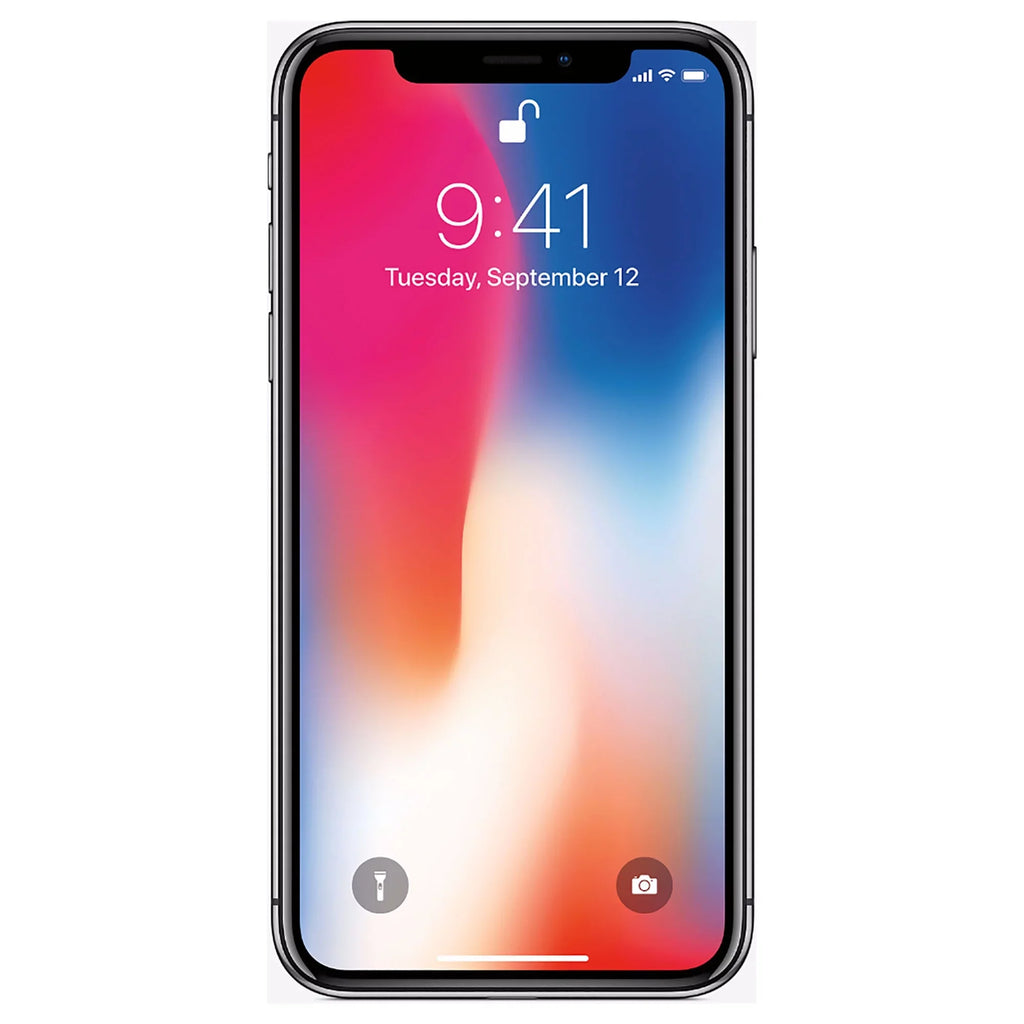 Apple iPhone X 64GB Unlocked GSizeM Phone w/ Dual 12MP Camera - Sizepace Gray - B Grade Used