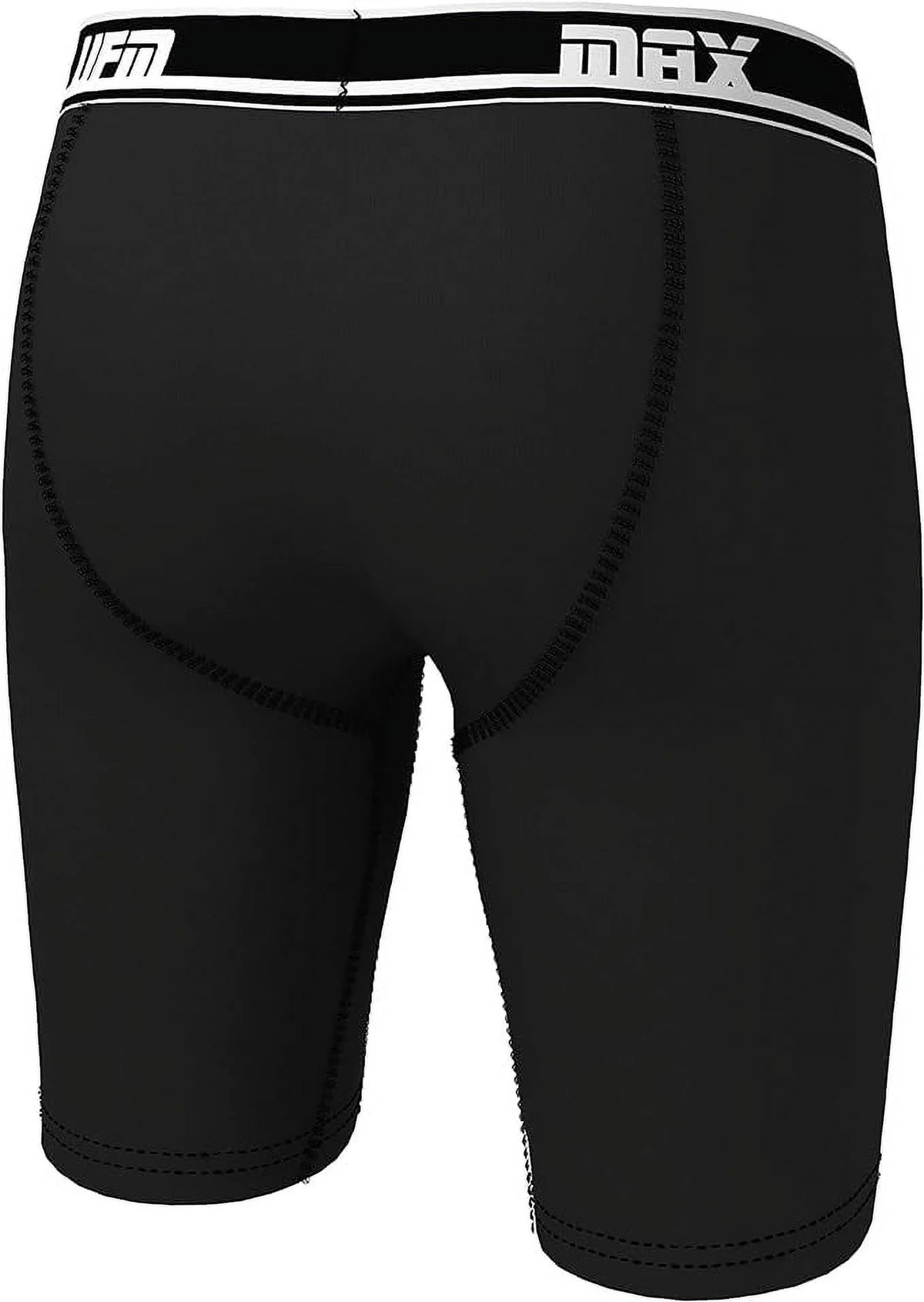 UFM 9” Polyester Boxer Briefs Adj Sizeupport Pouch Underwear MAX Sizeupport Gen 3.1 Black