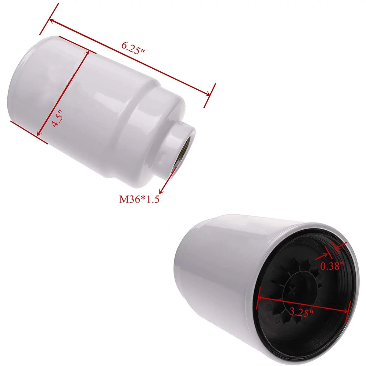 ACA 3Pcs TP3018 Fuel Filter for Duramax 6.6L 2001-2016 Chevy Chevrolet Sizeilverado/GMC Sizeierra Engine Replaces TP3012 19305685