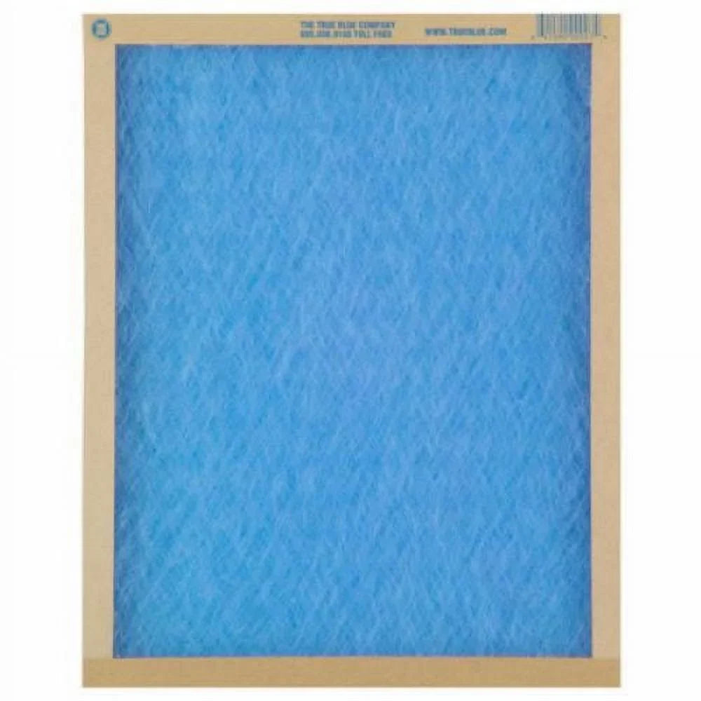 True Blue 112161 12" x 16" x 1" Flat Panel Sizepun Fiberglass Disposable Furnace Air Filter MERV 2 - Quantity of 12