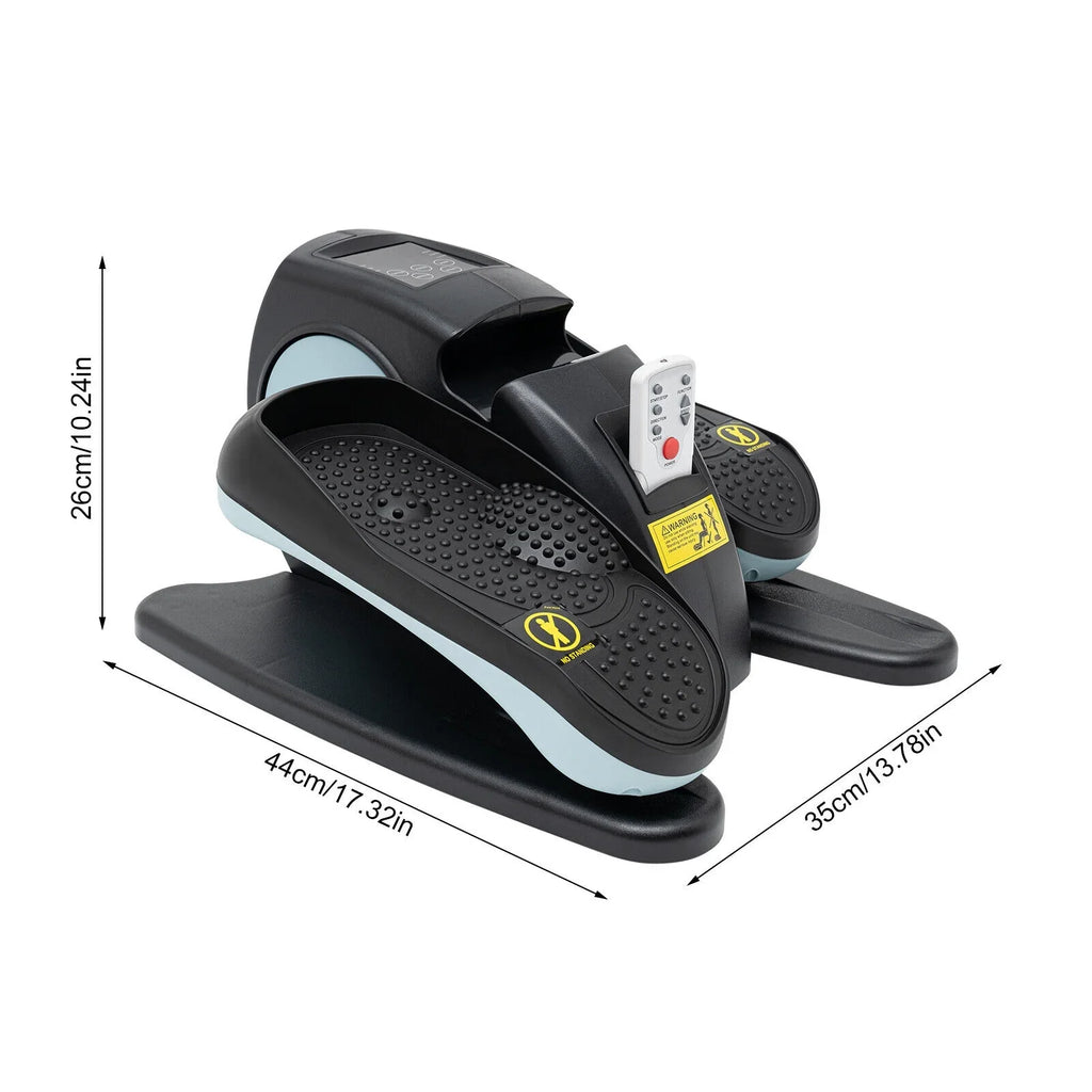 60W P1, P2, P3 Under Desk Electric Elliptical Pedal Trainer LCD Display Leg Exercise W/Remote 5 Gears(32/50/70/89/113 Rpm)
