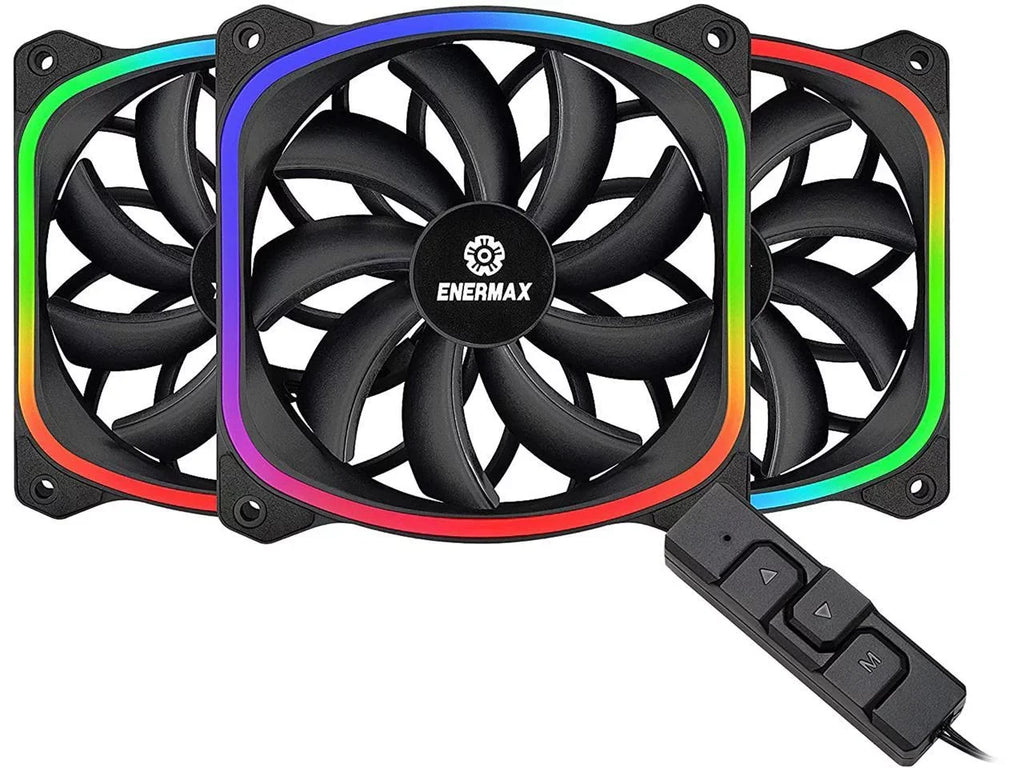 Enermax SizequA RGB 120mm Case Fan 3pk