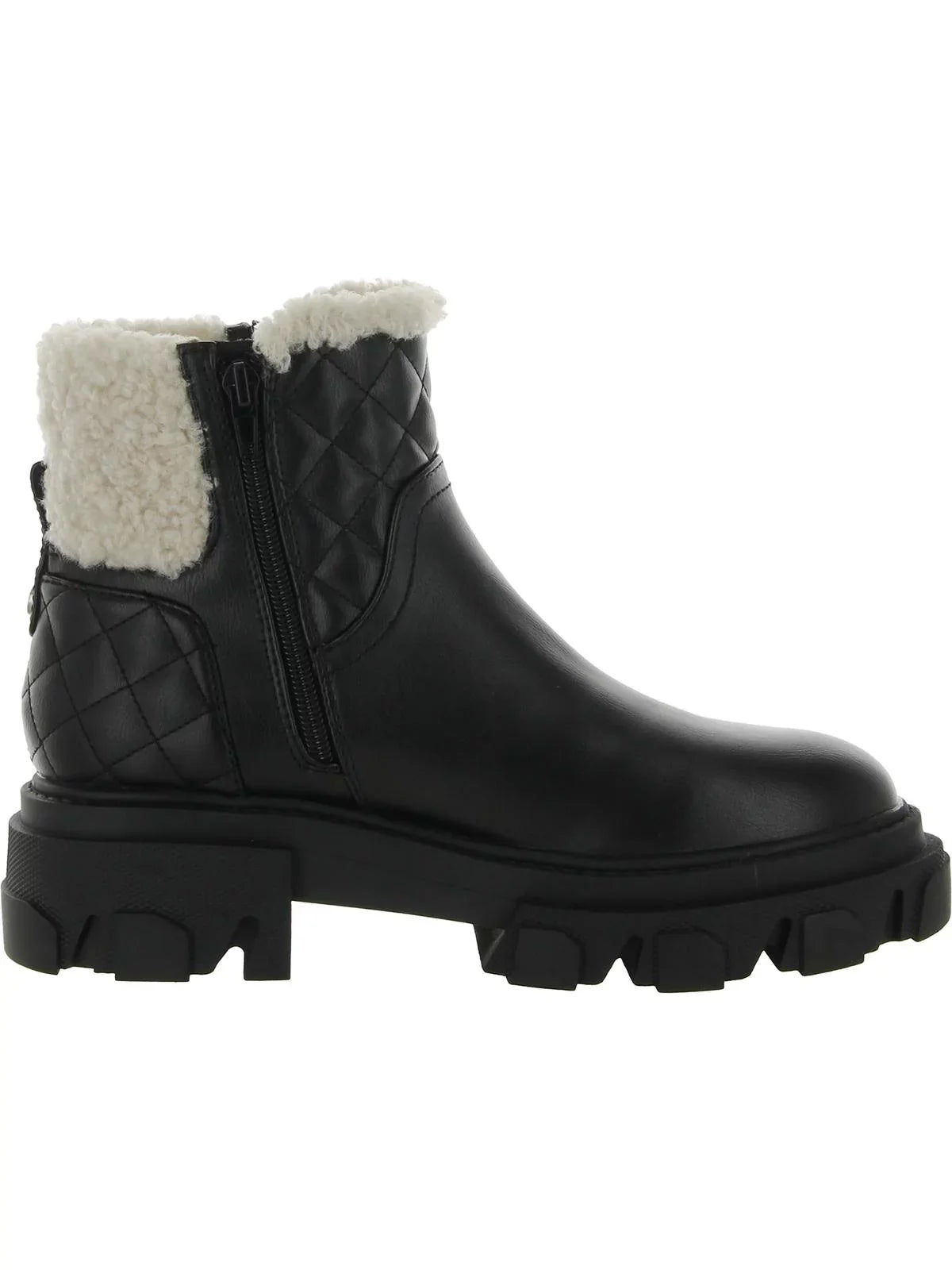 NINE WESizeT Colbee3 Ankle Women/Adult shoe size Women 8  Boots COLBEE3-BLK Black Leather