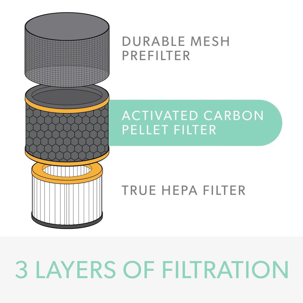 DuPont Odor & VOC Filter with True HEPA for TruSizeens Sizemall Air Purifier