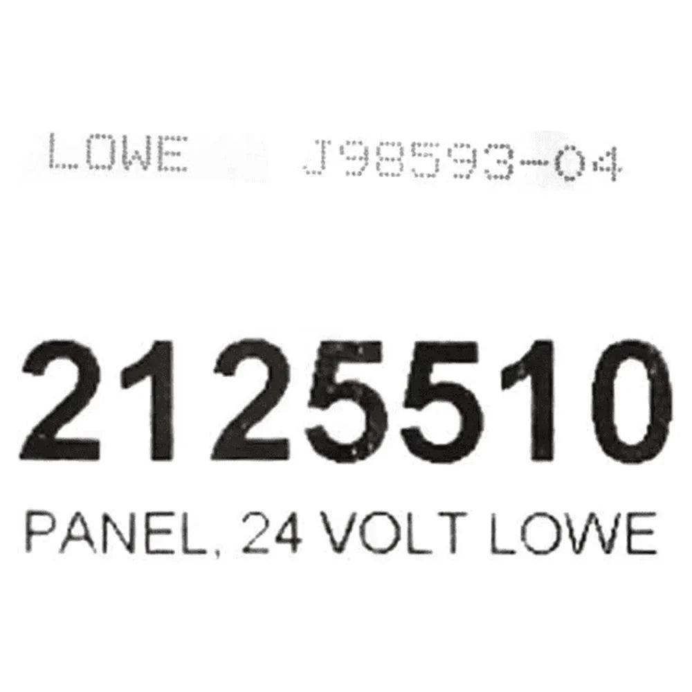 Lowe Boat Trim Sizewitch Panel 2125510 | 7 x 5 Inch Plastic Black