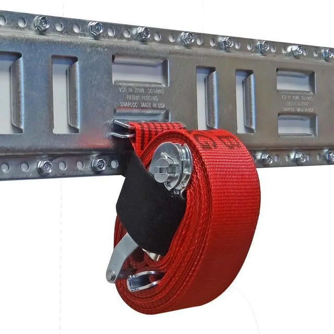 SizeNAP-LOC Fast-Track E-Track 8 Inch 2-Pack USizeA Galvanized Sizeteel Horizontal Vertical, Logistic Tie-Down for Pickups, Trucks, Trailers