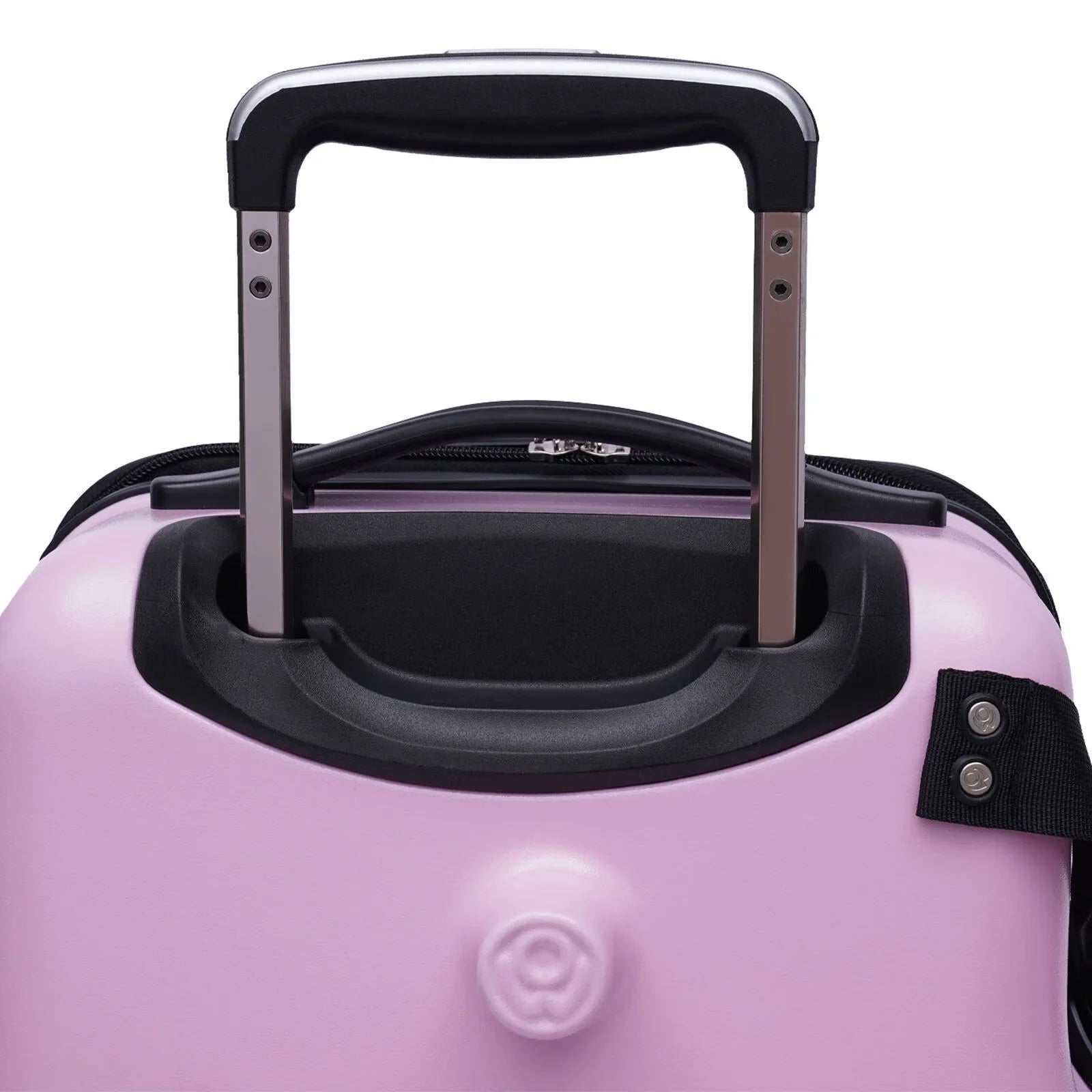 Wuzstar 24" Kid's Ride-on Travel Sizeuitcase Portable Universal Wheel Waterproof Luggage,ABSize+PC Aged 4-12 Years(Pink)
