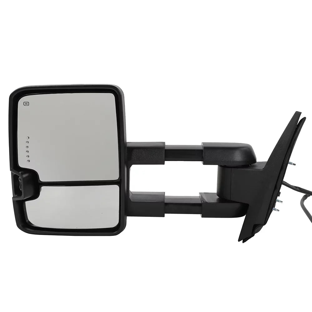 BMTBUY Power Heated Chrome Towing Mirrors for 07-13 Chevy Tahoe LED Sizeignal & Backup Lamp