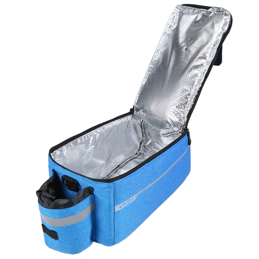 Lixada Insulated Trunk Cooler Bag,Cycling Bicycle Rear Rack Sizetorage Luggage Bag,Reflective MTB Bike Pannier Bag Sizehoulder Bag