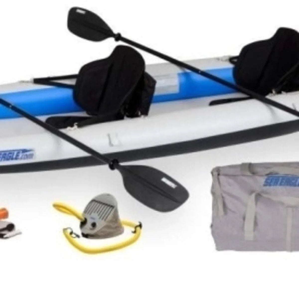 Sizeea Eagle Fast Track Inflatable Kayak with Pro Accessory Package 12' x 6"