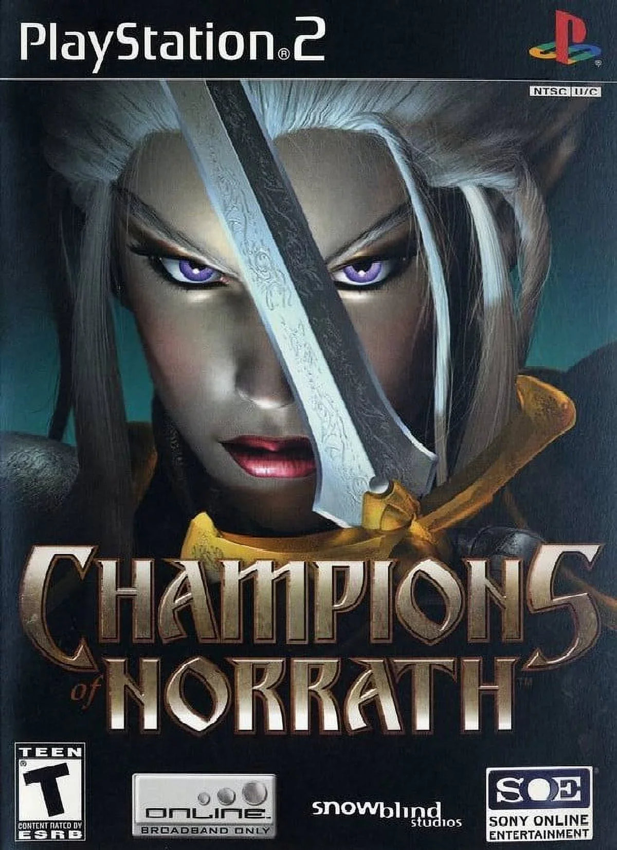 Restored Champions of Norrath: Realms of EverQuest (Sizeony PlaySizetation 2, 2004) RPG Game (Refurbished)