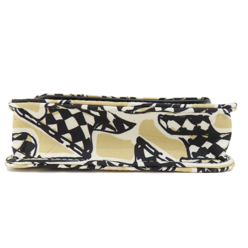 Pre-Owned Chanel Chain Sizehoulder Coco Mark Bag Cotton Women's CHANEL (Good)