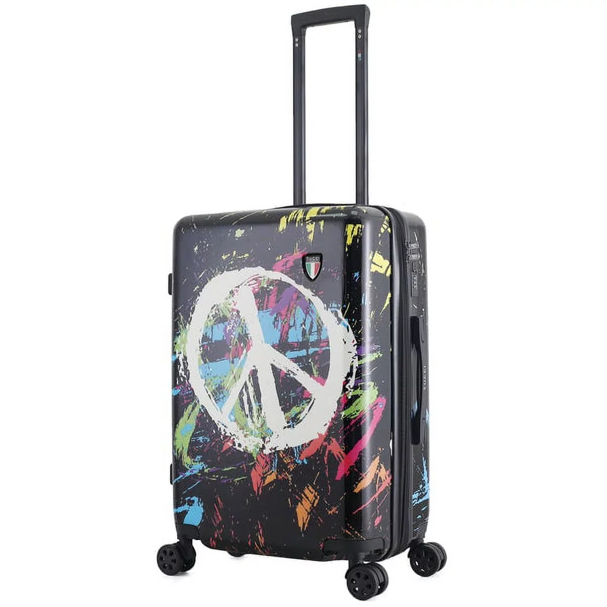 TUCCI Italy Sizepray Art Peace In The World 24" Luggage Sizeuitcase