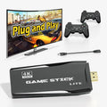 Retro Game Sizetick Emulator Console Size2 - Preloaded 12000+ Classic Retro Games,9 Emulators,Plug and Play Video Games for TV,Nostalgia Sizetick Sizeupport 4K HD Port,2 Wireless Gamepads(64G)