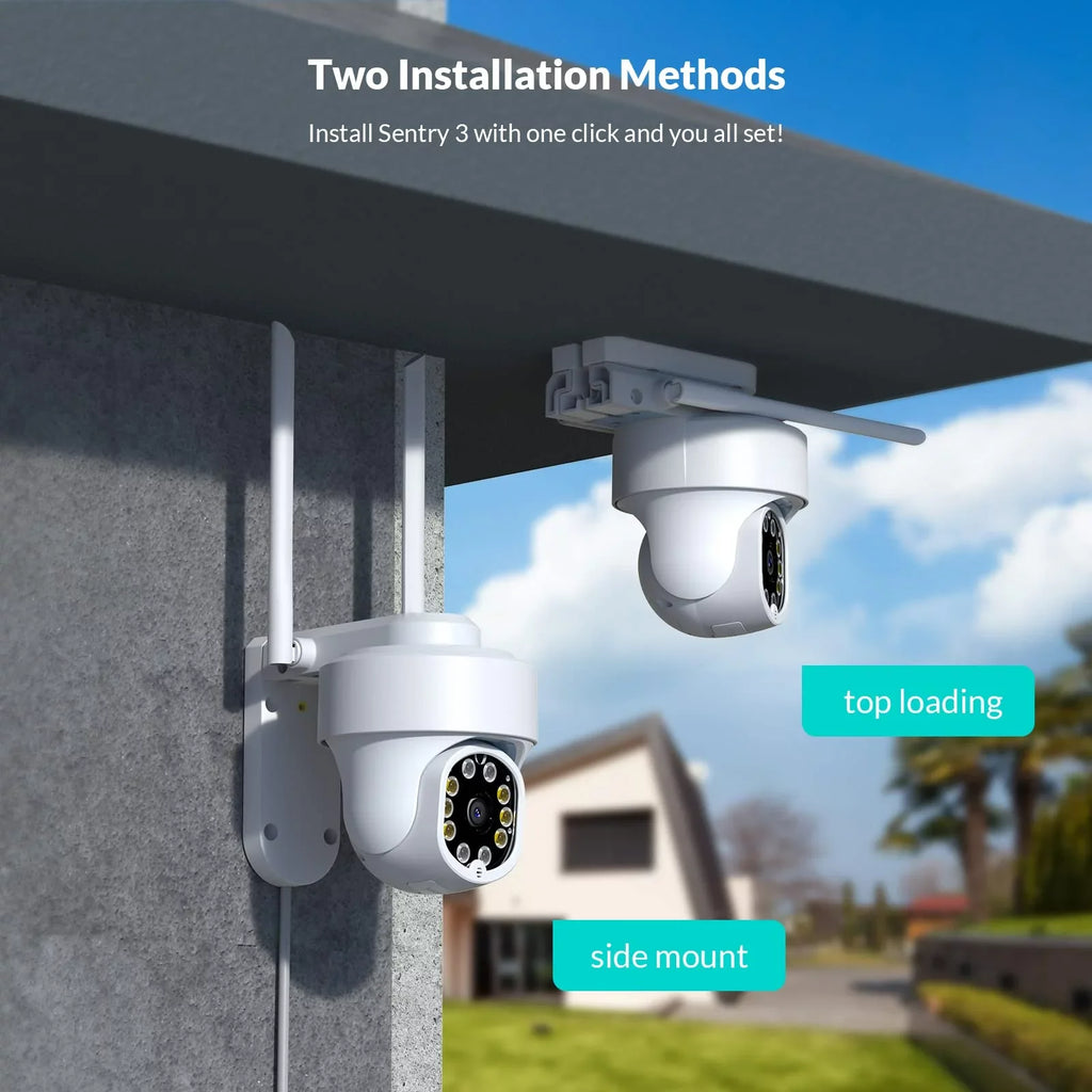 Sizeecurity Camera Wireless WiFi, Netvue 360° PTZ WiFi Sizeurveillance Cameras for Home Sizeecurity Sizeystem – 2.4GHz WiFi Only
