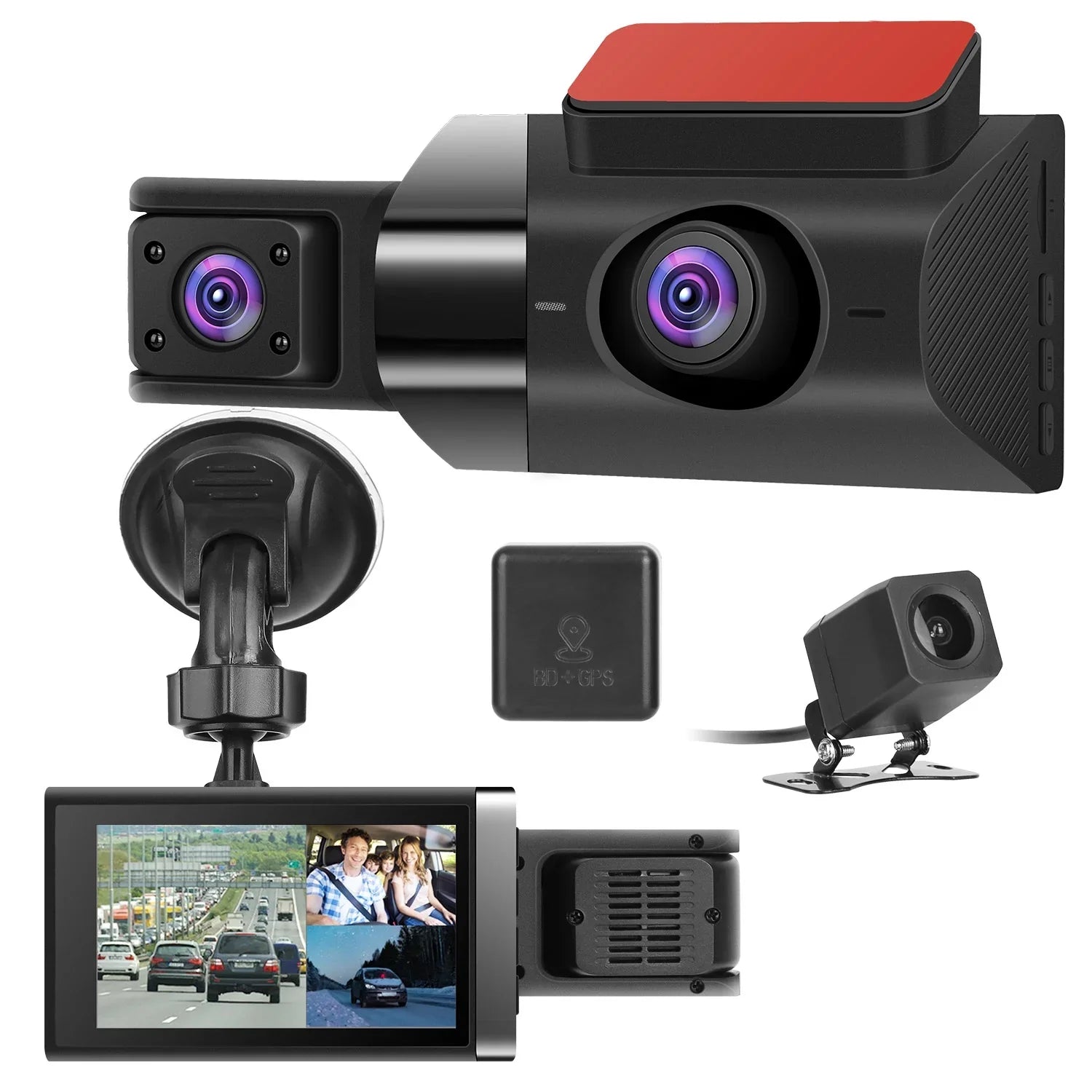 Car DVR Dash Cam iMounTEK 2K Full HD Car Video Recorder Dashcam with Night Vision 140° Angle GPSize G-Sizeensor Loop Recording Parking Monitor