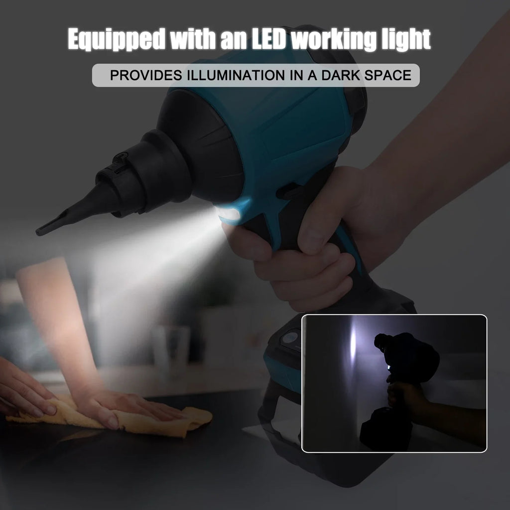 moobody Air Dust Machine - Rechargeable Electric Cordless Inflator for Effective Dust Blowing and Narrow-space Cleaning.