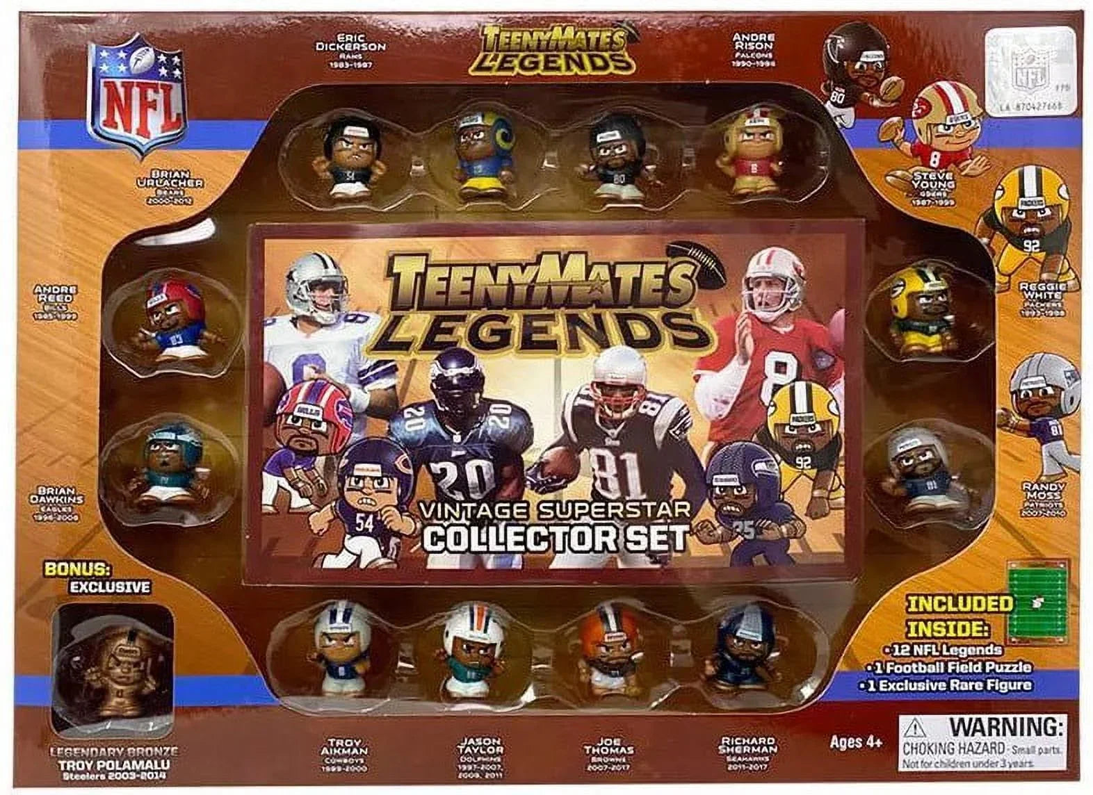 Teenymates NFL Legends Collector Box Sizeet