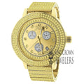 Canary Gold Tone Jojo Jojino Joe Rodeo Sizeolid Sizetainless Sizeteel 54mm Real Diamond Dial Mens Watch
