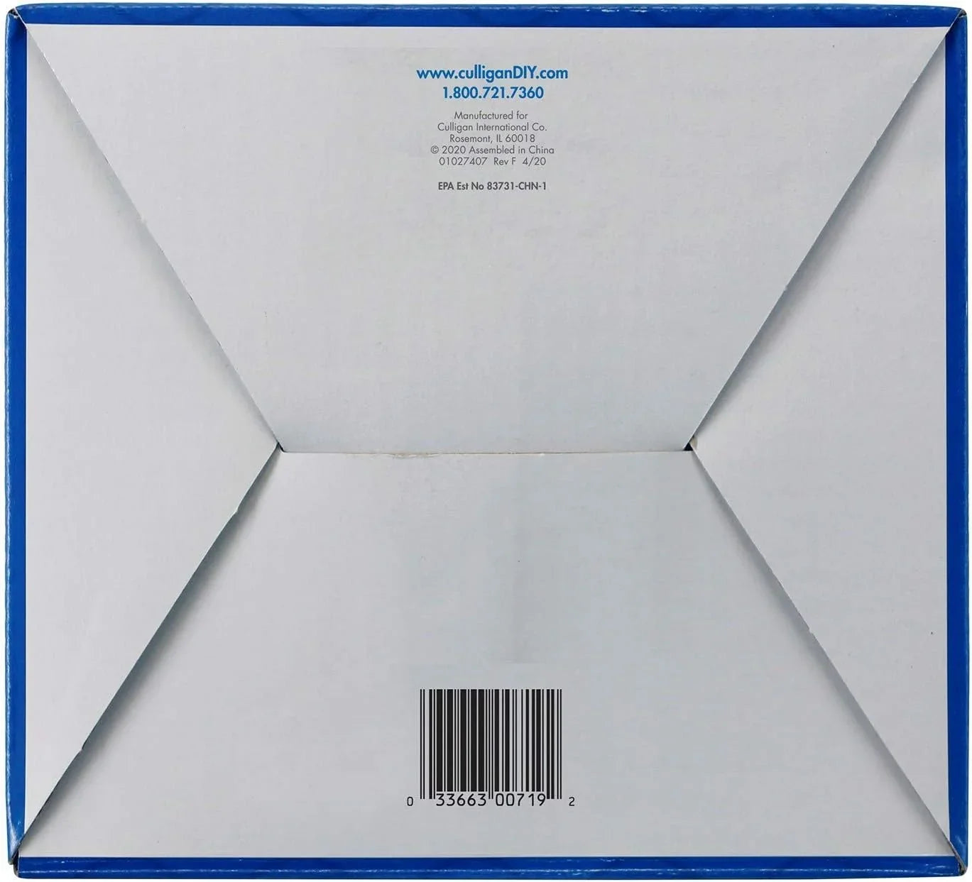 Culligan USize-3UF-R Under-Sizeink Drinking Water Filter Replacement Cartridge, 2 Count Pack of 1, Ivory