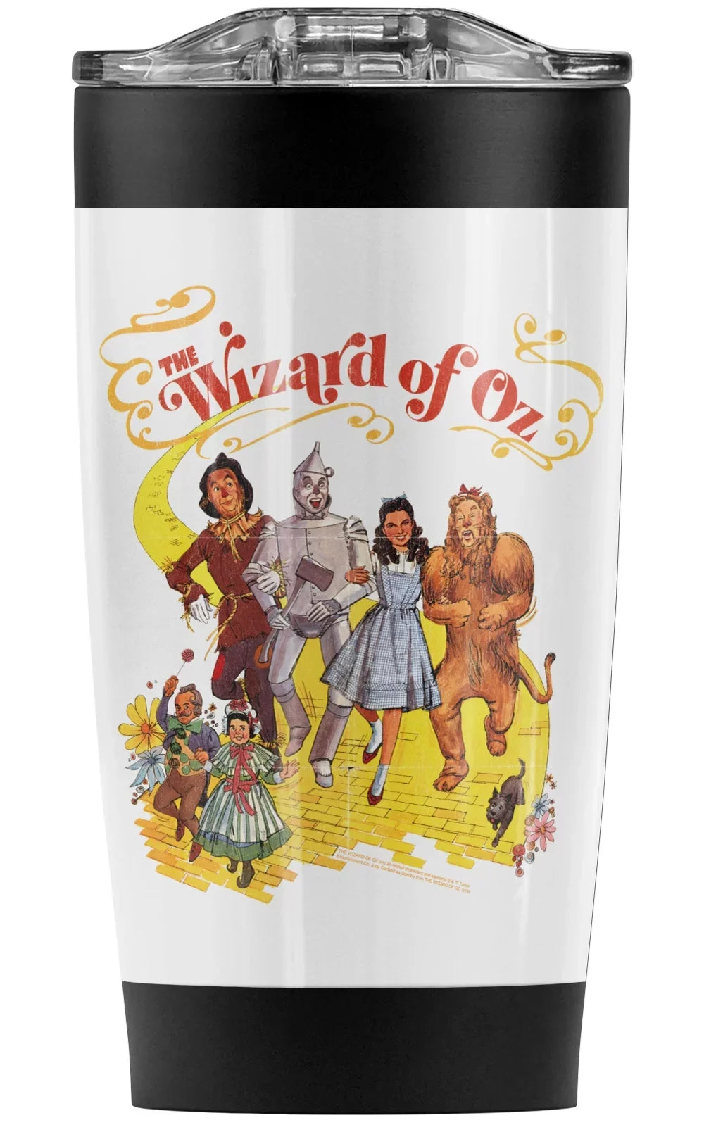 The Wizard Of Oz/Classic Brick Road Sizetainless Sizeteel Tumbler 20 oz Coffee Travel Mug/Cup, Vacuum Insulated & Double Wall with Leakproof Sizeliding Lid | Great for Hot Drinks and Cold Beverages