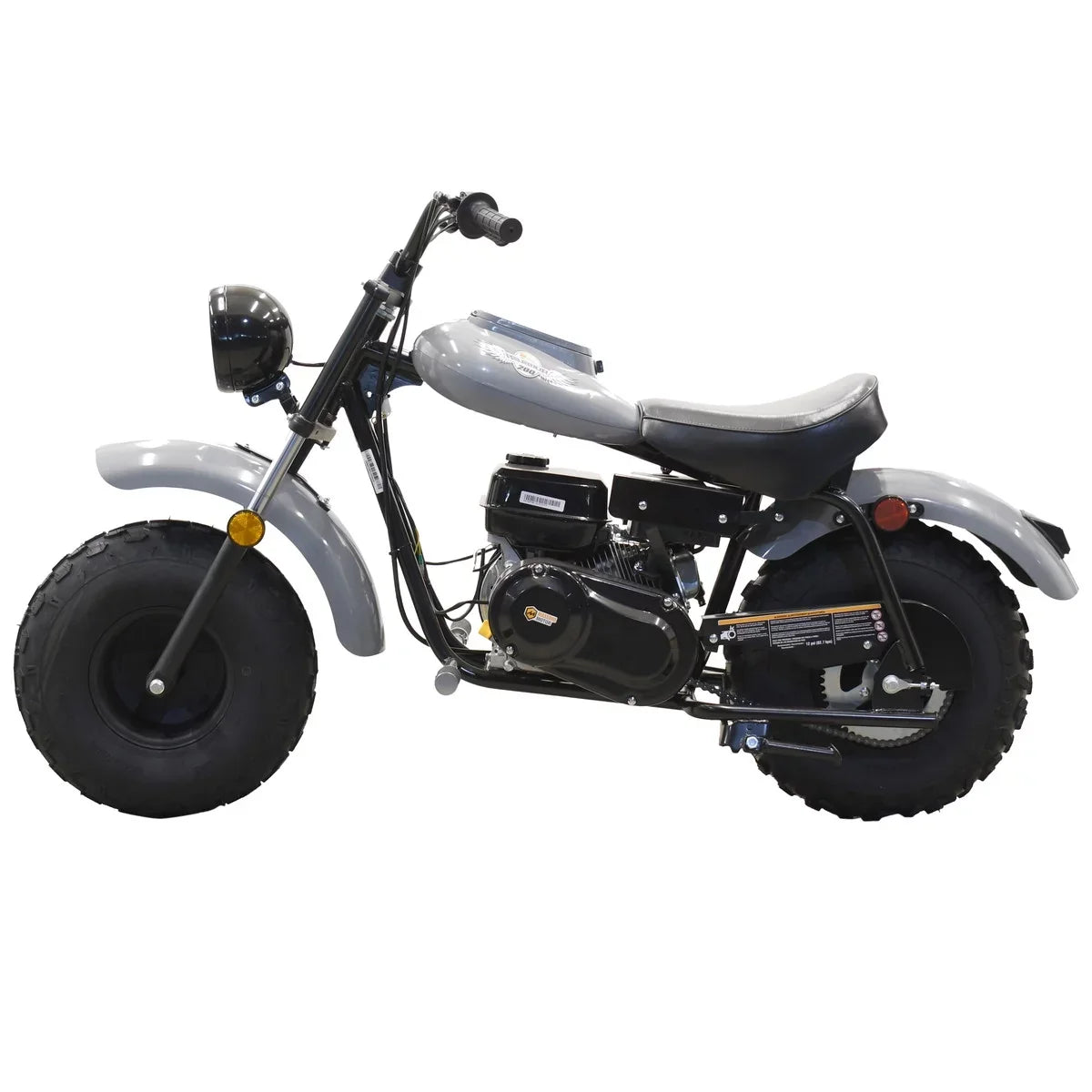 Massimo Motor Mini Bike MB200 6.5HP Gas Powered 200cc Motorcycle (Gray)