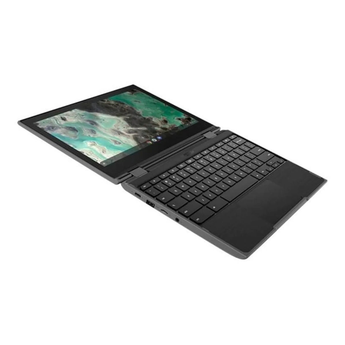 Pre-Owned Lenovo Chromebook 500e 11.6" Touch 8GB 64GB Intel Celeron N4100,Black (Fair)