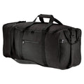 Yellow Rooster Packable Polyester Unisex Travel Duffel Black