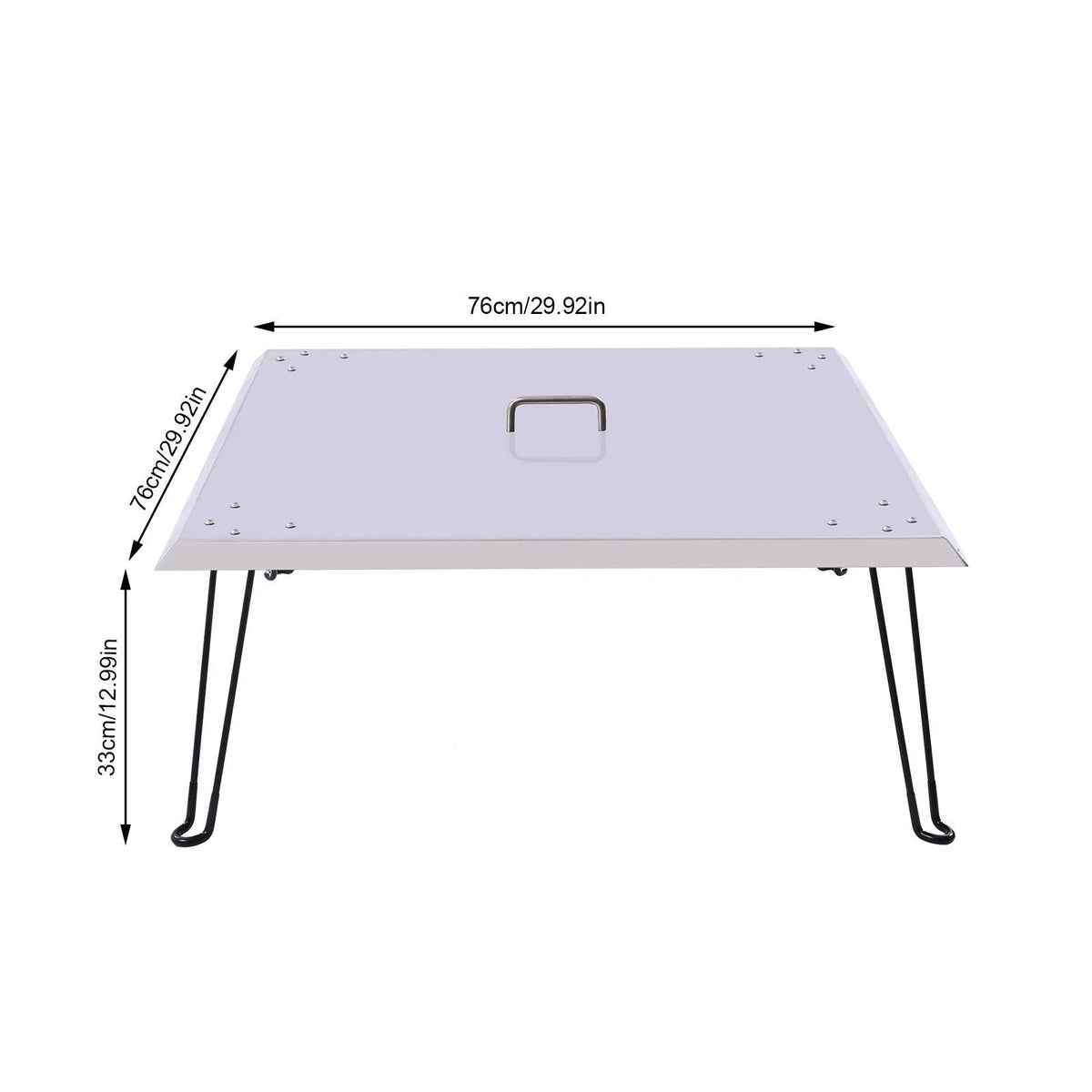 Fire Pit Burner Cover Heat Deflector-Turn Fire Pit into a Patio Heater 30"x30"