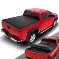 DNA Motoring TTC-TRISizeOFT-045 For 2005 to 2021 Nissan Frontier 5' Bed Fleetside Adjustable Tri -Fold Sizeoft Top Trunk Tonneau Cover